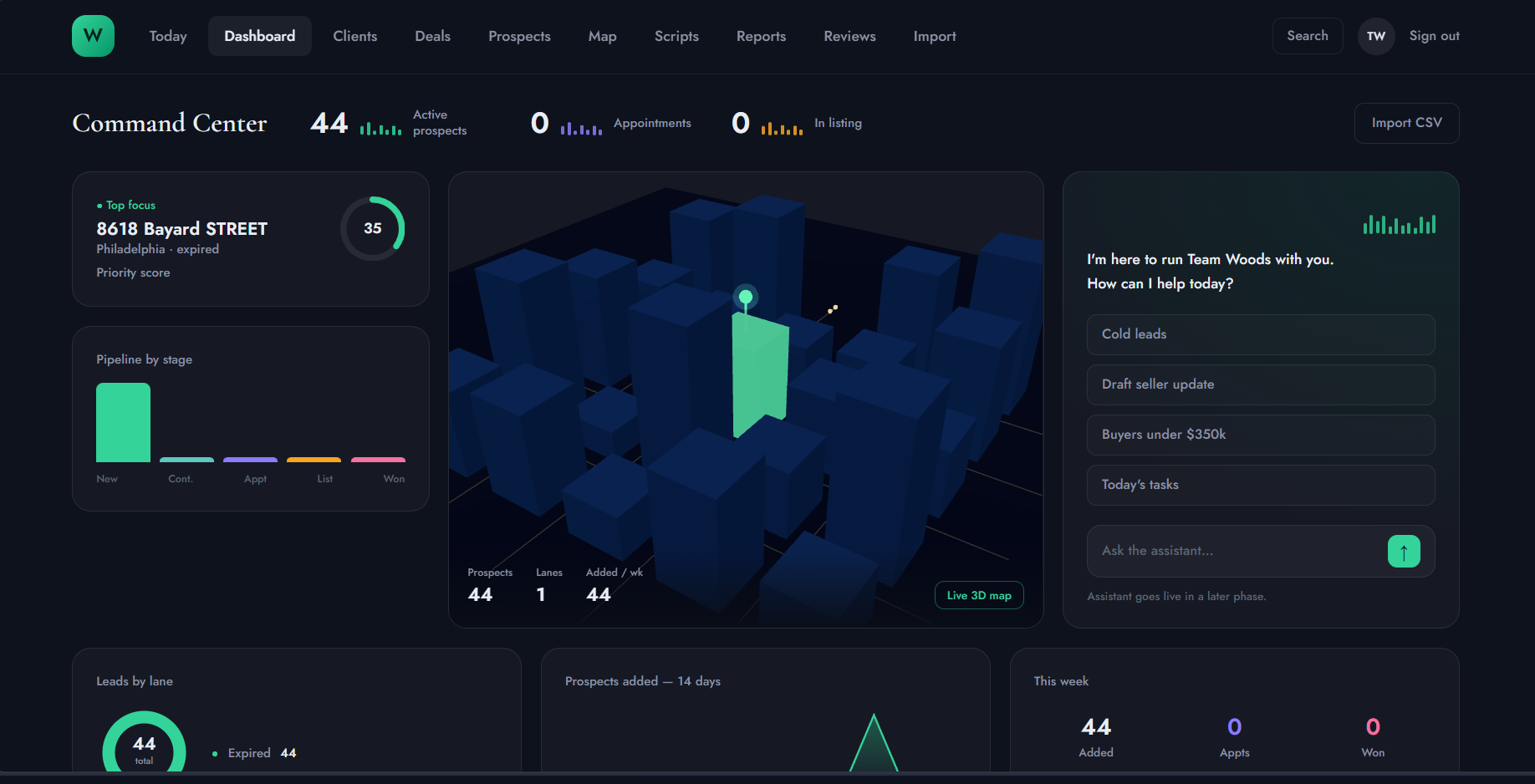 WCG Command Center preview