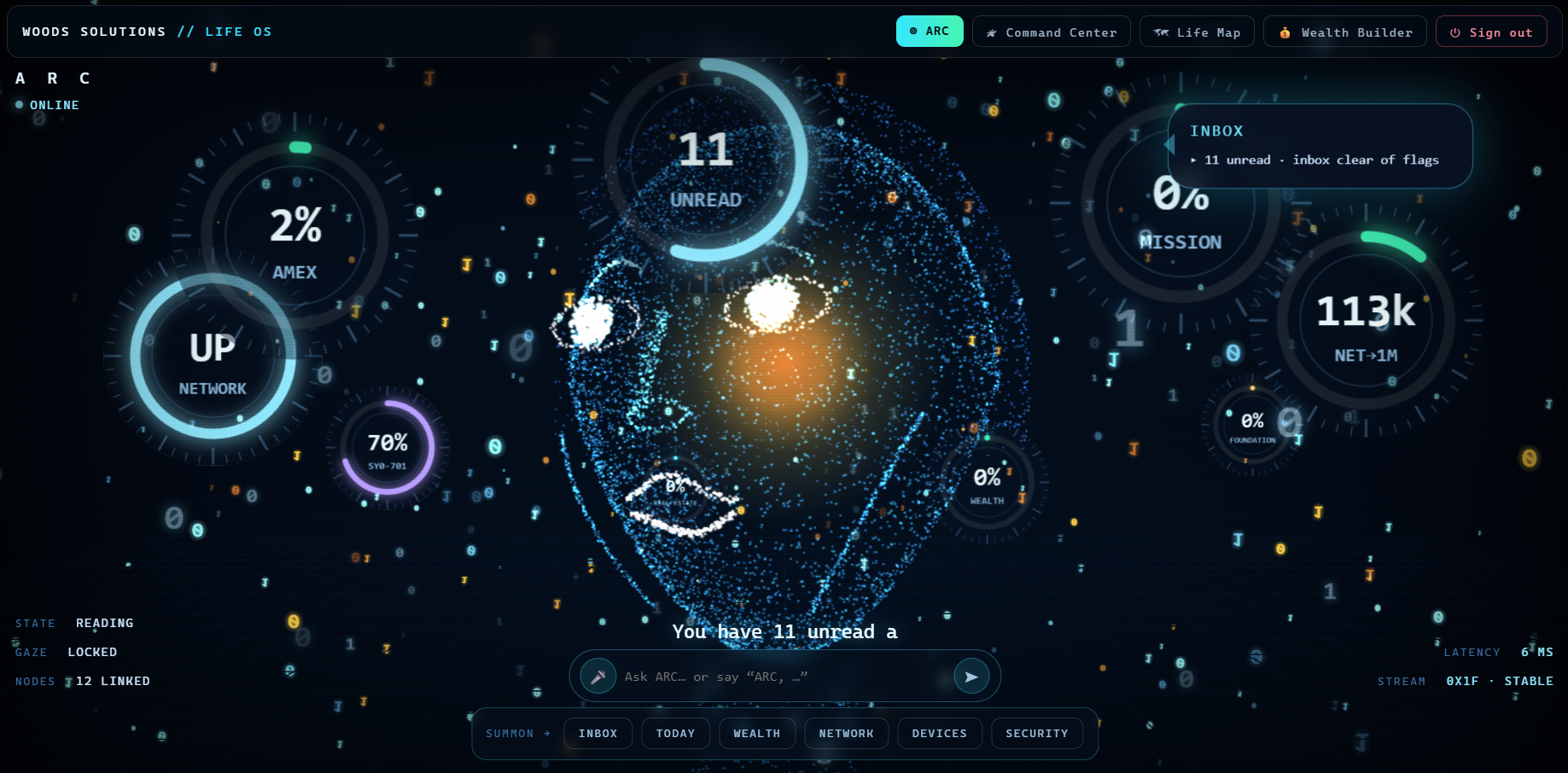 LifeOS interface preview